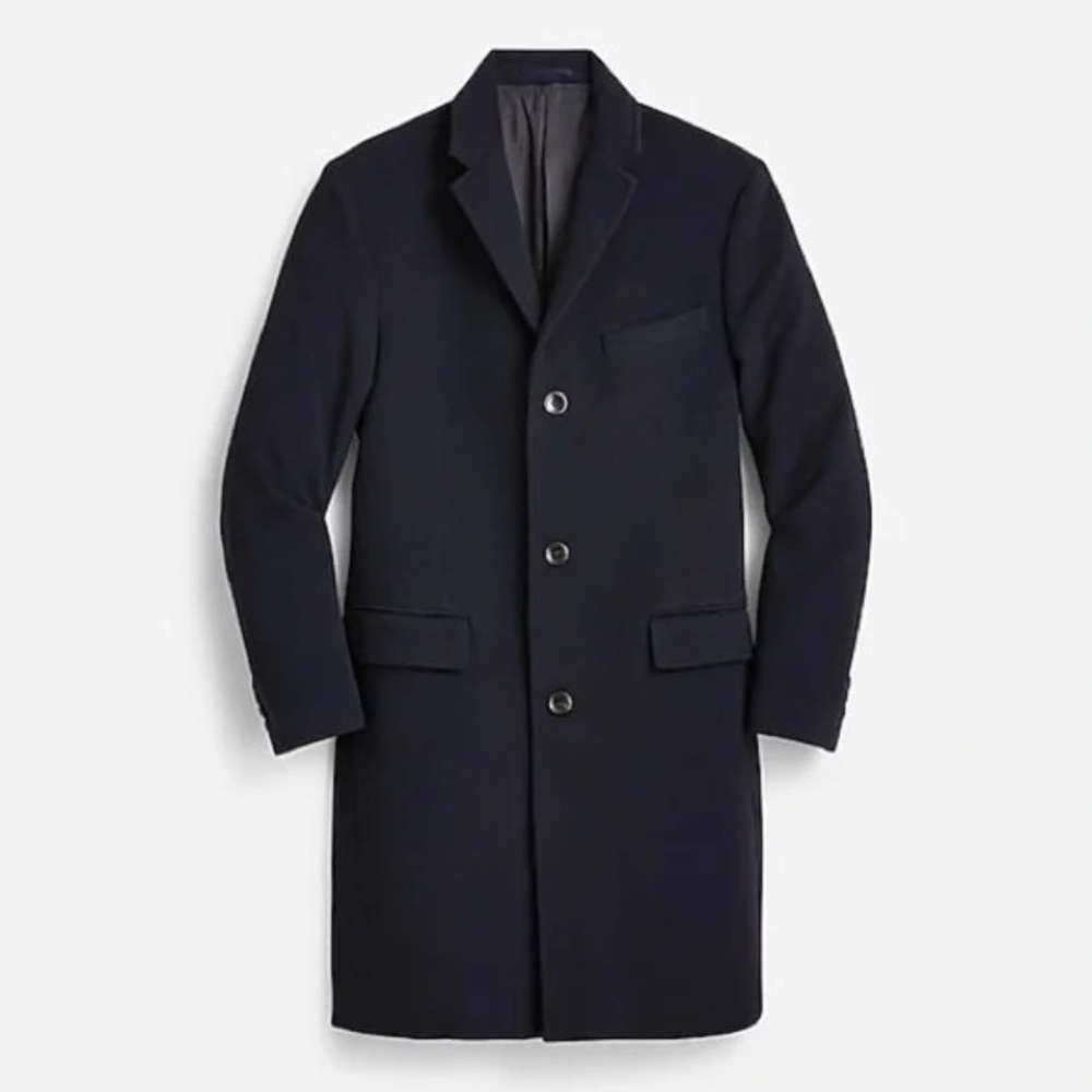 J Crew Ludlow topcoat in wool-cashmere Item BB121 - Navy - size 36 R